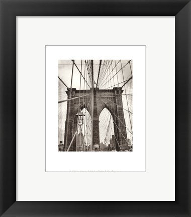 Framed Art Brooklyn Bridge by Igor Maloratsky | 10 x 8