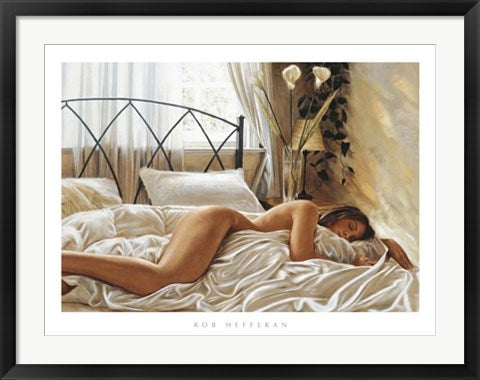 Framed Secret de Coeur by Rob Hefferan | 23 1/2 x 31 1/2