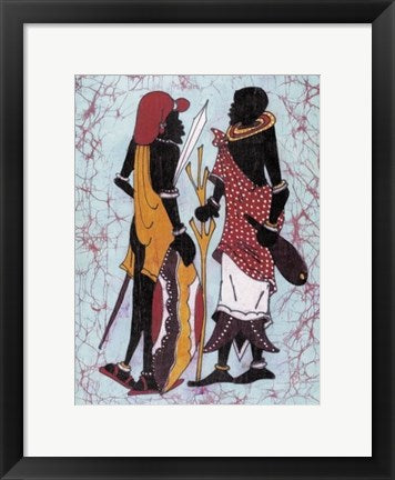 Framed Lobatse II by Setsinala | 15 ¾ x 11 ¾