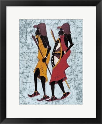 Framed Lobatse III by Setsinala | 15 ¾ x 11 ¾