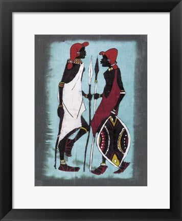 Framed Lobatse IV by Setsinala | 15 ¾ x 11 ¾