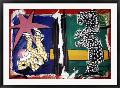 Framed Up and Down by Rolf Knie | 28 x 40