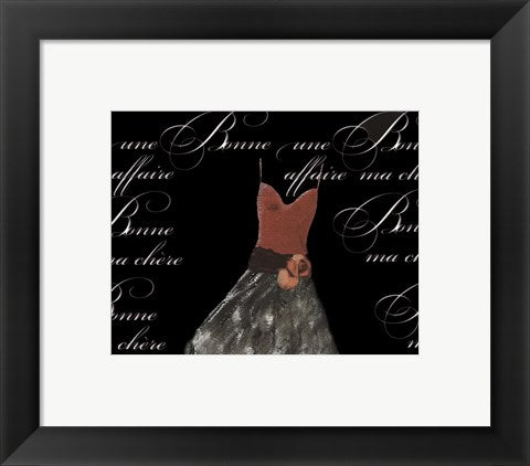 Framed Art Robe de Soiree de Sienna 8 x 10