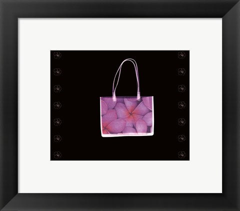 Framed Art Flowered Purse 8 x 10