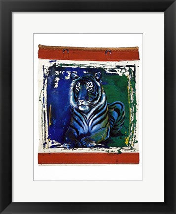 Framed Art Watching and Waiting by Rolf Knie | 15 ¾ x 11 ¾