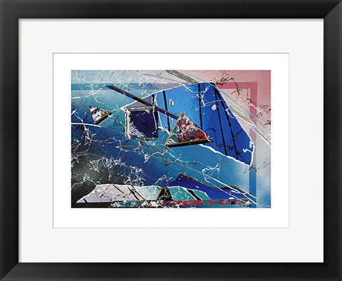 Framed Art Avalon II by Maryjane Mayer | 11 ¾ x 15 5/8