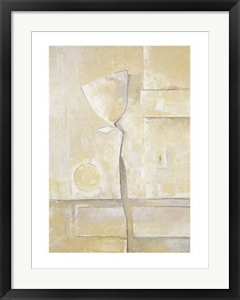 Framed Beige on Beige I by Werner Eick | 27 1/2 x 19 3/4