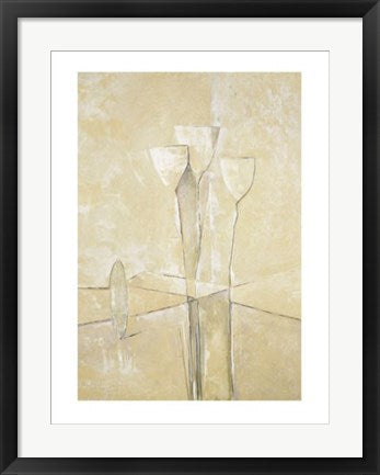 Framed Beige on Beige II by Werner Eick | 27 1/2 x 19 3/4