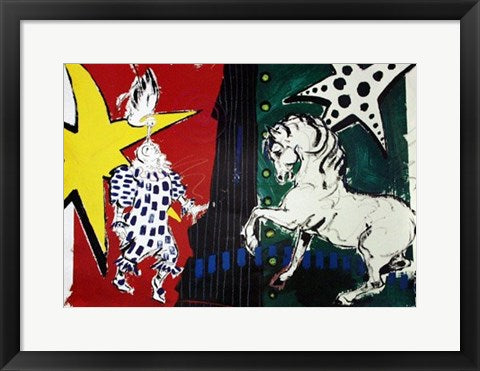 Framed Stars & Stars by Rolf Knie | 15 5/8 x 19 5/8
