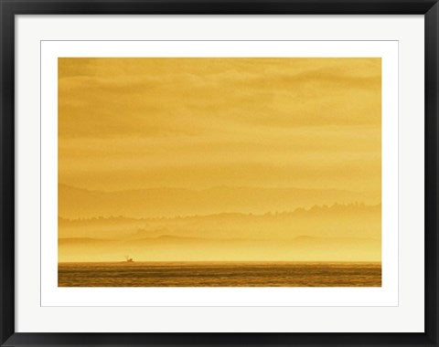 Framed Monterey Bay, California by Hank Gans | 23 1/2 x 31 1/2