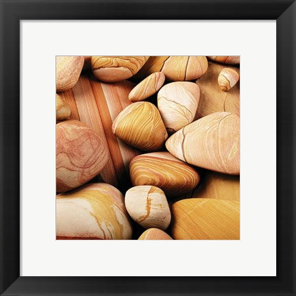 Framed Galets II by Laurent Pinsard | 11 3/4 x 11 3/4
