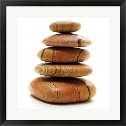 Framed Galets III by Laurent Pinsard | 19 3/4 x 19 3/4