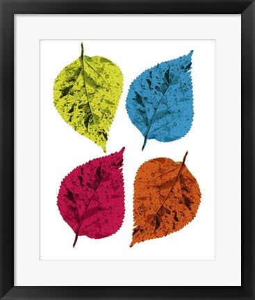 Framed Four Leaves II by Tasmin Phoenix | 19 3/4 x 15 3/4