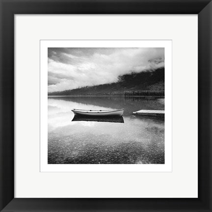 Framed Art Canoe by Gary Faye | 11 3/4 x 11 3/4