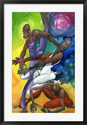 Framed Dance Trio by Michael Wallace | 28 x 19