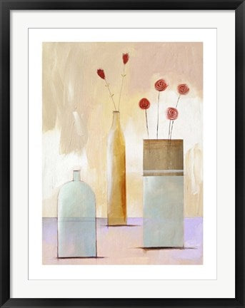 Framed Still Life on Blue Table by Nicola Evans | 31 1/2 x 23 1/2
