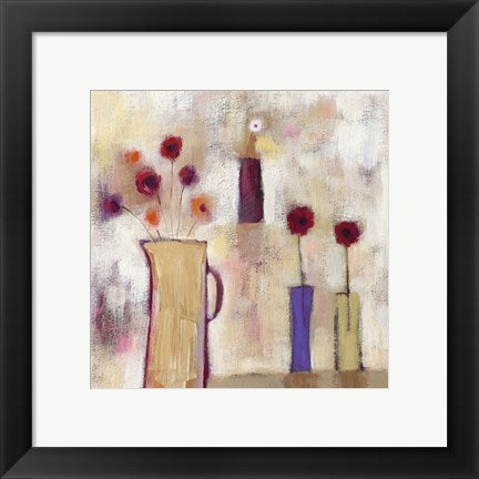 Framed Floral Arrangement II by Sharon Williams | 11 3/4 x 11 3/4