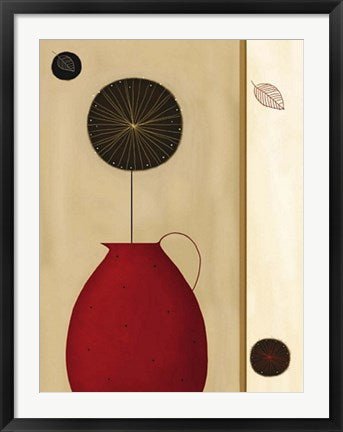Framed Red Pitcher by Jo Parry | 31 1/2 x 23 1/2