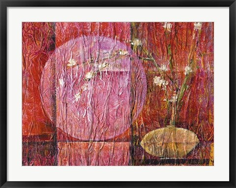 Framed Composition with Blossom I by Amelie Petitjean | 23 1/2 x 31 1/2 Ar...
