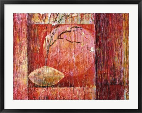 Framed Composition with Blossom II by Amelie Petitjean | 23 1/2 x 31 1/2 A...