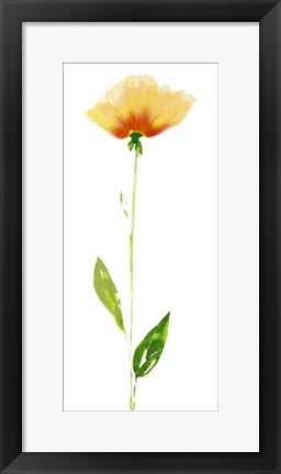 Framed Art Shades of Yellow by Robin | 19 3/4 x 9