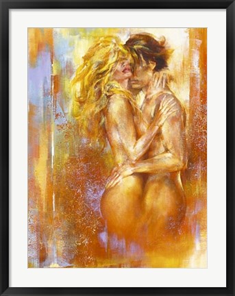 Framed Les Amoureux II by Alain Dumas | 31 1/2 x 23 1/2