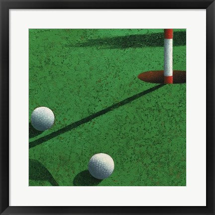 Framed Golf by Bill Romero | 19 3/4 x 19 3/4