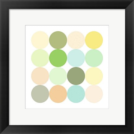 Framed Art Sixteen Circles Make a Square II by Tasmin Phoenix | 11 3/4 x 11 3/...