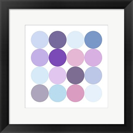Framed Art Sixteen Circles Make a Square I by Tasmin Phoenix | 11 3/4 x 11 3/4...