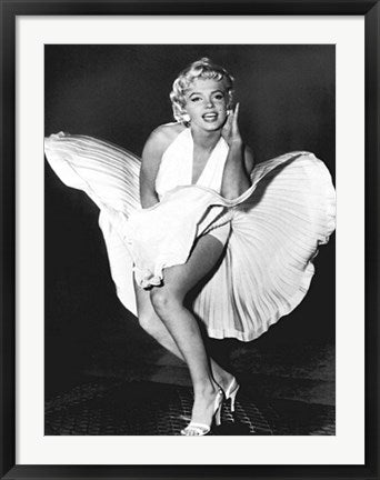 Framed Marilyn Monroe, The Legend by Sam Shaw | 31 1/2 x 23 1/2