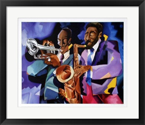 Framed Fine and Mellow by Michael Wallace | 18 x 22