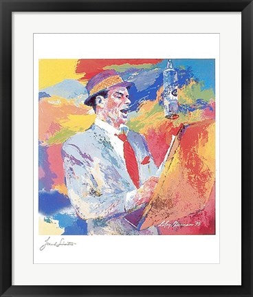 Framed Frank Sinatra by LeRoy Neiman | 24 x 20