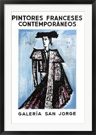 Framed Galeria San Jorge by Bernard Buffet | 35 x 23