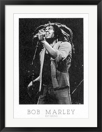 Framed Bob Marley by Kuo Hsiung | 27 ½ x 19 ¾