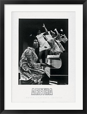 Framed Aretha 27 1/2 x 19 3/4