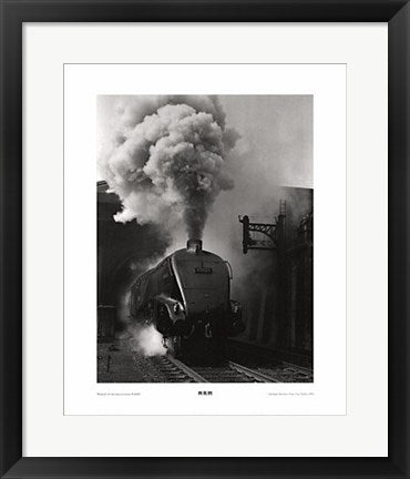 Framed NRM, Woodcock A4 Class Steam Locomotive by Eric Treacy