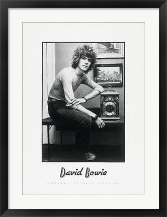 Framed David Bowie 27 1/2 x 19 3/4