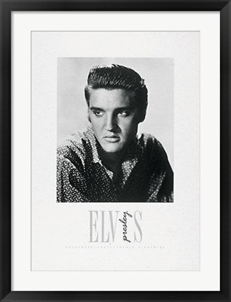 Framed Elvis 27 1/2 x 19 3/4