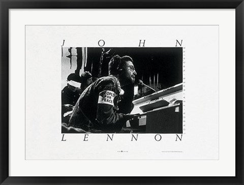 Framed John Lennon 19 3/4 x 27 1/2