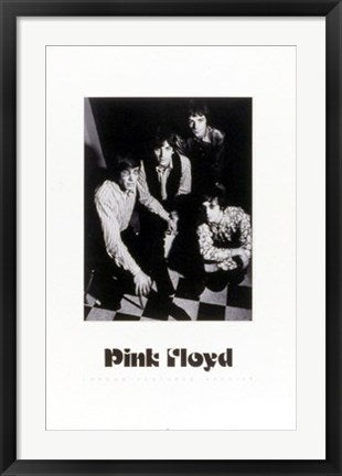 Framed Pink Floyd 27 1/2 x 19 3/4