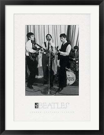 Framed The Beatles 27 1/2 x 19 3/4