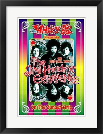 Framed The Jimi Hendrix Experience, 1967: Whisky-A-Go-Go, Los Angeles by D...