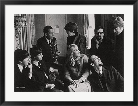 Framed The Beatles with Peter, Paul and Mary & Ed Sullivan, Hilton Hotel, ...