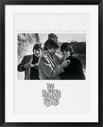 Framed The Rolling Stones 27 1/2 x 19 3/4