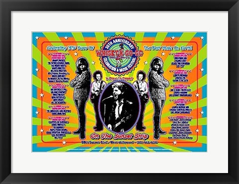 Framed Whisky-A-Go-Go 35th Anniversary 1999, Nancy Sinatra by Dennis Loren