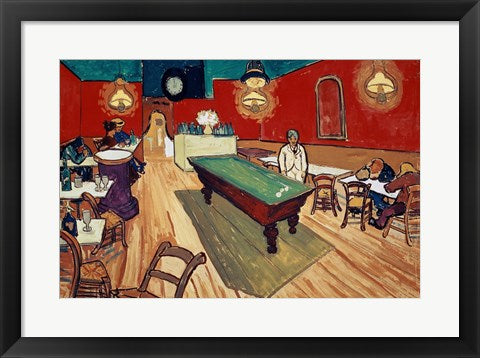 Framed Art The Night Cafe in the Place Lamartine in Arles, c.1888 by Vincent Van Gogh Wall Decor 18x24 Artwork