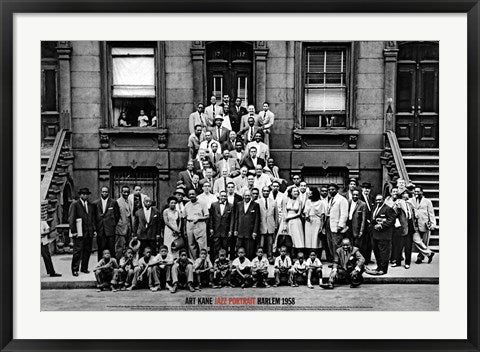 Framed A Great Day in Harlem by Art Kane | 24 x 35
