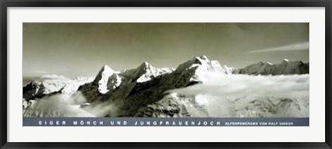 Framed Alpenpanorama, Schweiz by Ralf Uicker | 17 3/4 x 47