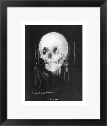 Framed Art All is Vanity by Charles Allan Gilbert | 14 1/2 x 11 1/2