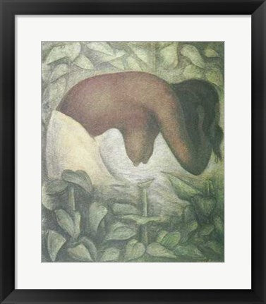 Framed La Batista de Tehuantepec, 1923 by Diego Rivera | 22 x 15 5/8 Art P...